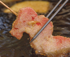 甘鯛を揚げる